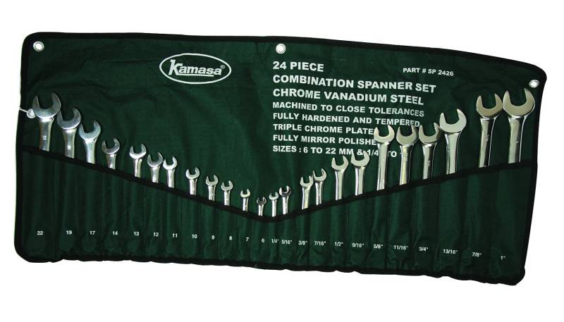 Kamasa SP2426 Maulschlüsselsatz, 24-teilig von KAMASA-TOOLS