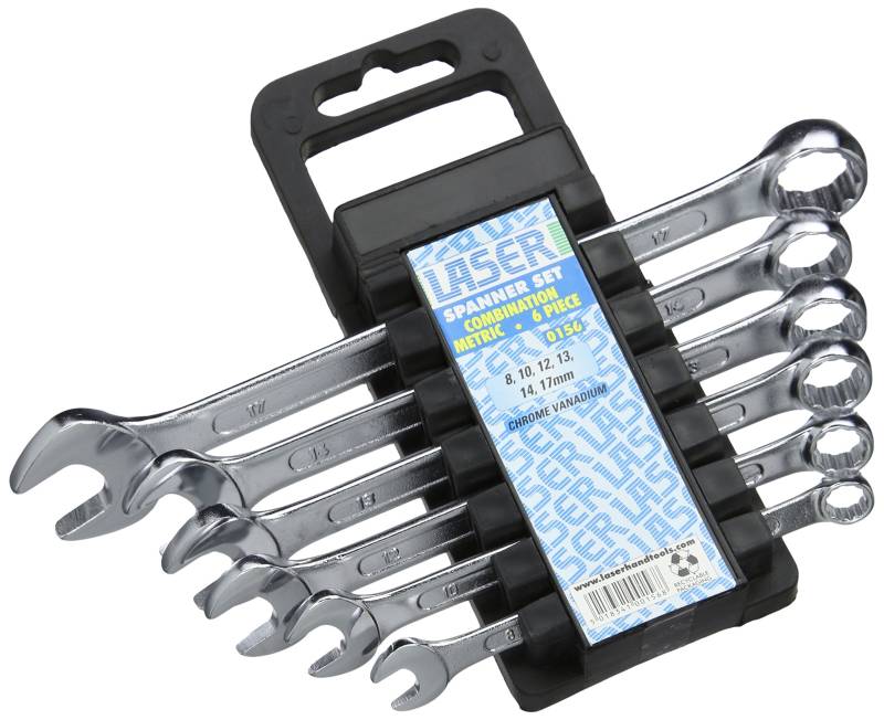 Laser 0156 Combination Spanner Set 8-17mm 6pc von Laser