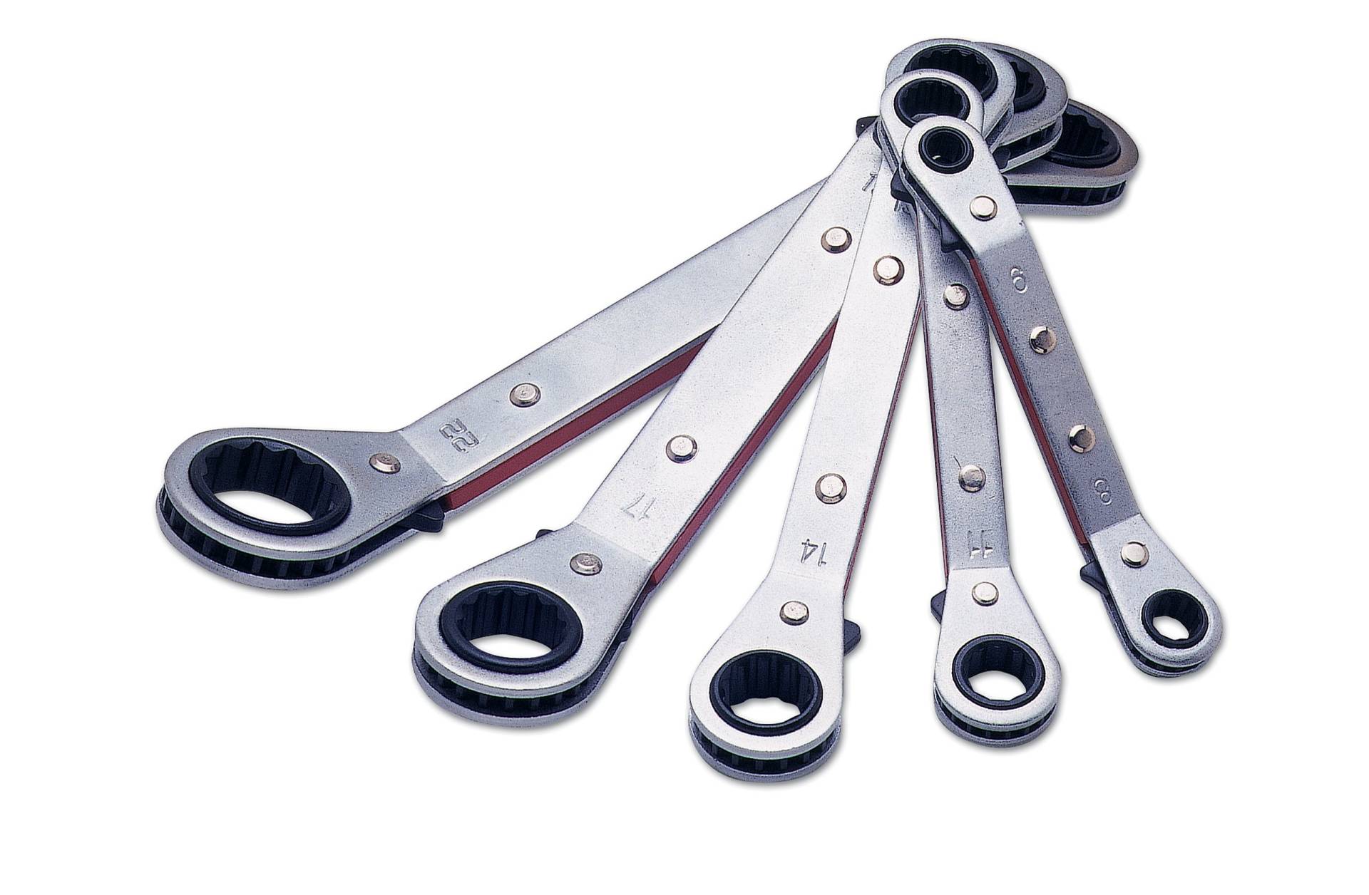 Laser 1750 Ratchet Ring Spanner Set 5pc von Laser