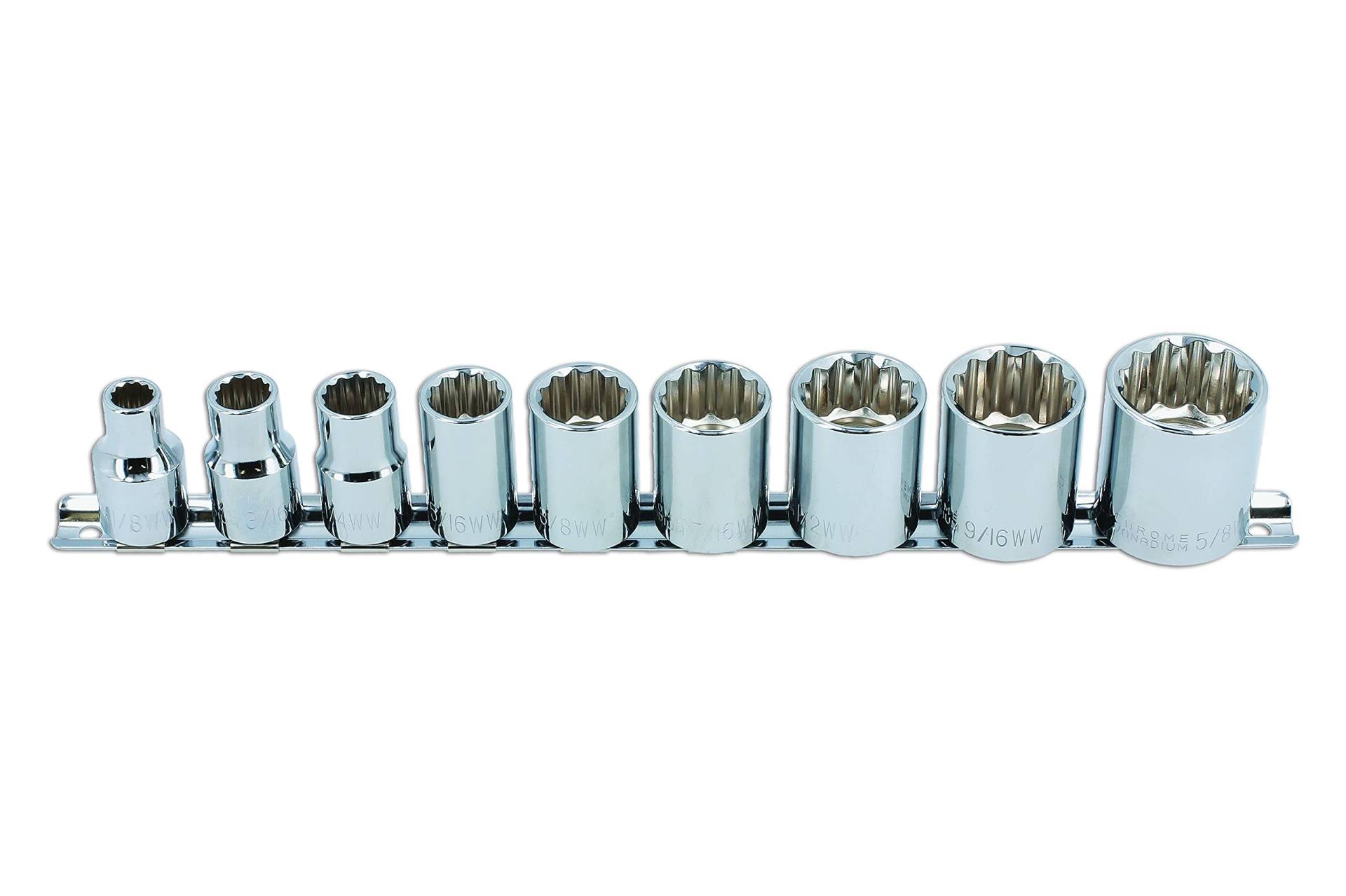 Laser 2919 Whitworth Socket Set 1/2"D 9pc von Laser