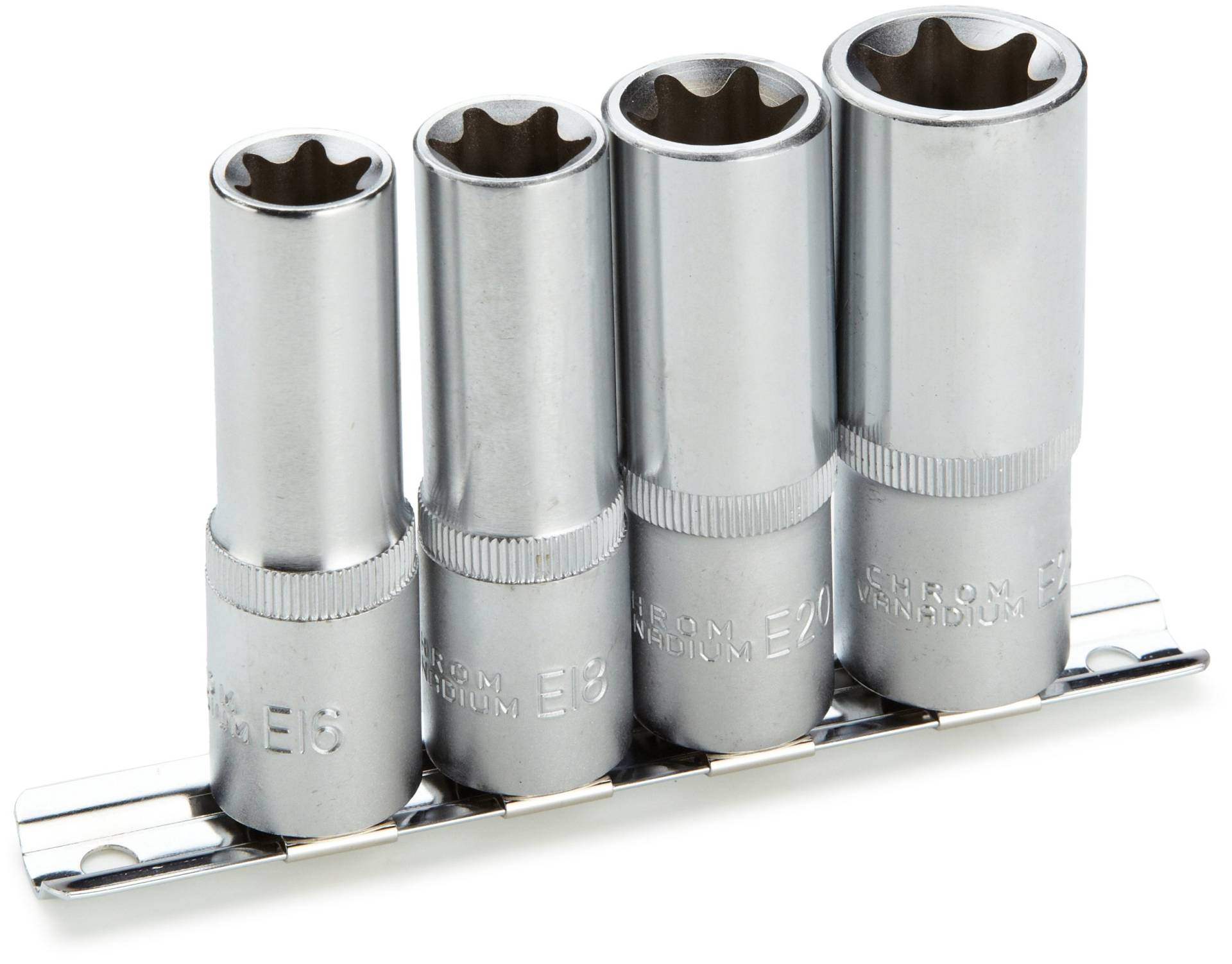 Laser 3392 Deep Star Socket Set 1/2" D 4pc von Laser