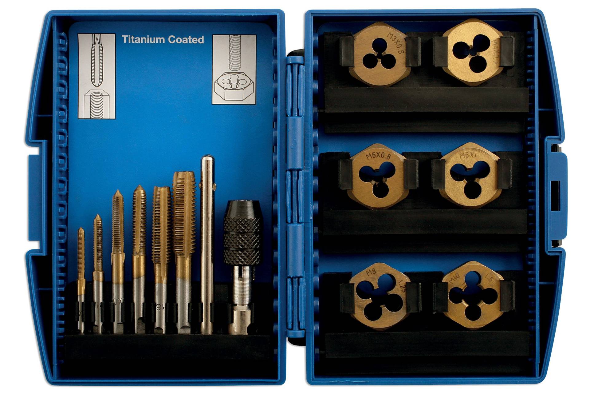 Laser 4026 Metric Tap & Die Set 13pc von Laser