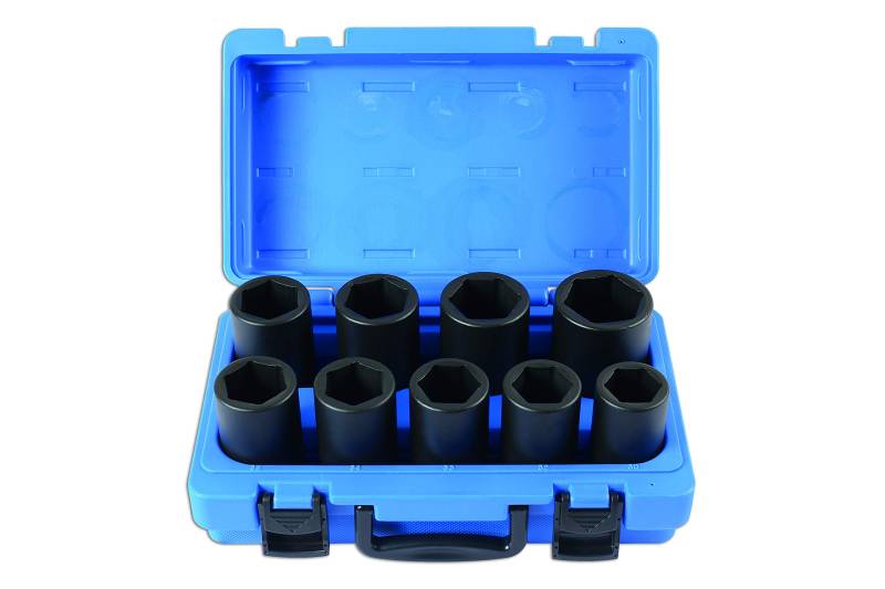 Laser 6409 Deep Impact Socket Set 3/4" D 9pc von Laser