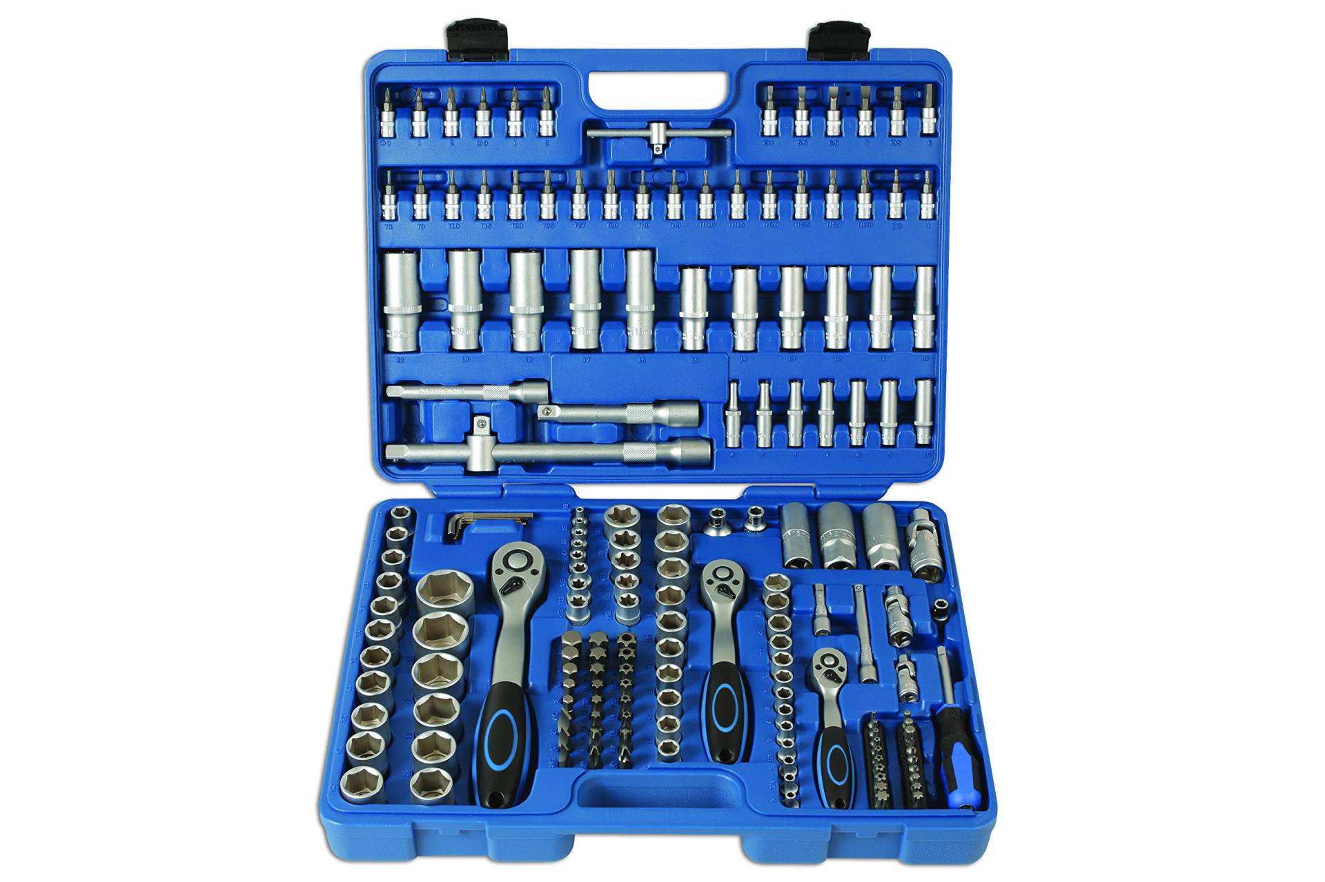 Laser 6590 Socket Set 1/4" D, 3/8" D, 1/2" D 171pc von Laser