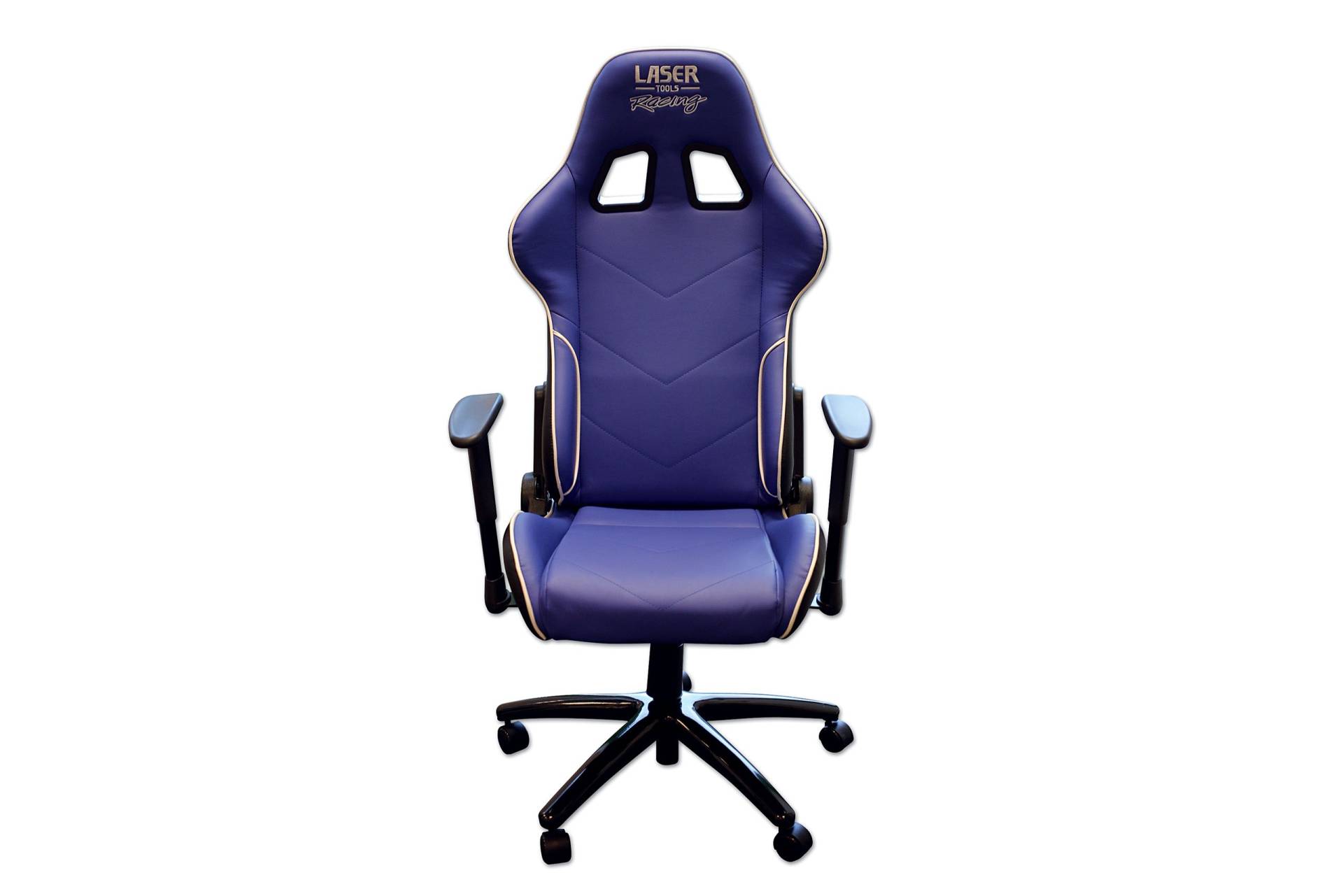 Laser 6655 Laser Tools Racing Chair - Blue with White Piping von Laser