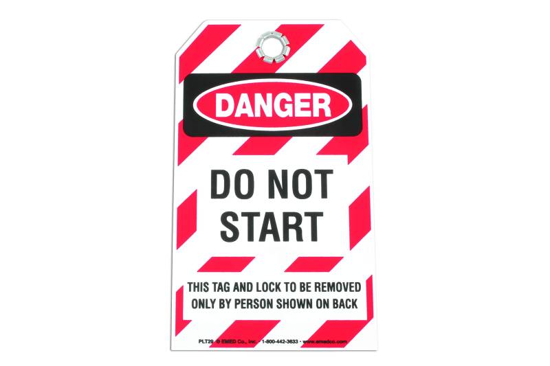 Laser 6675 Safety Tag - DO NOT START von Laser