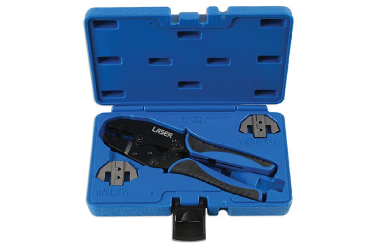 Laser 7002 Ratchet Crimping Tool - for Supaseal Connectors, Black von Laser