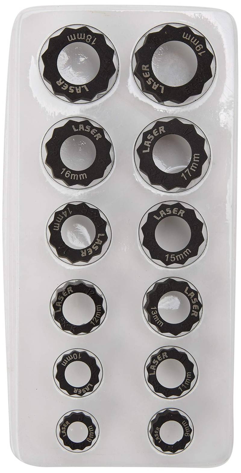 Laser 7524 Damaged Nut/Bolt Extractor Set 12pc von LASER TOOLS