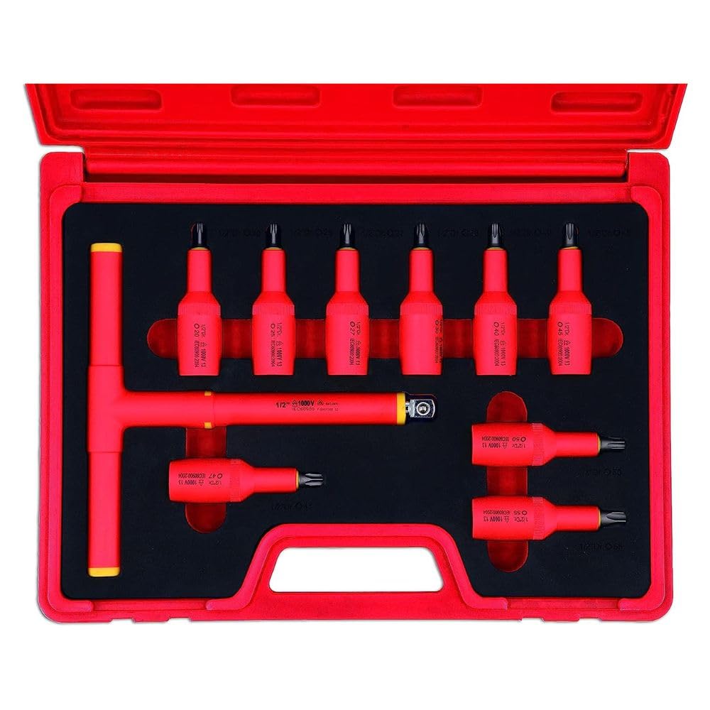 Laser 8560 Insulated Star Bit Set 1/2" D 10pc von Laser