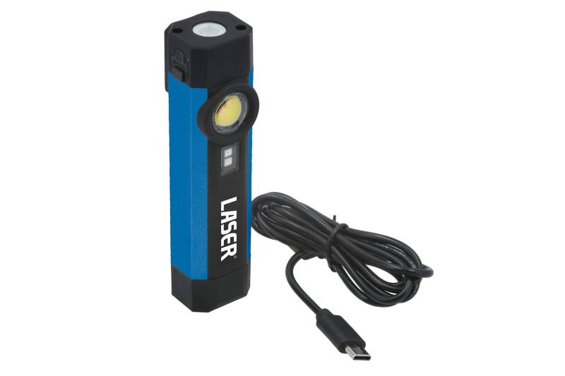 Laser 8598 Aluminium Rechargeable Mini Pocket Light with UV von Laser