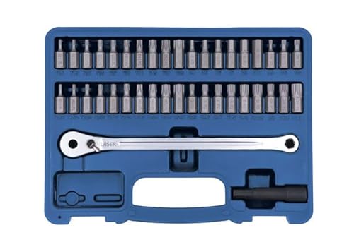 Laser 8770 Low Profile Ratchet & Bit Set 40pc von Laser