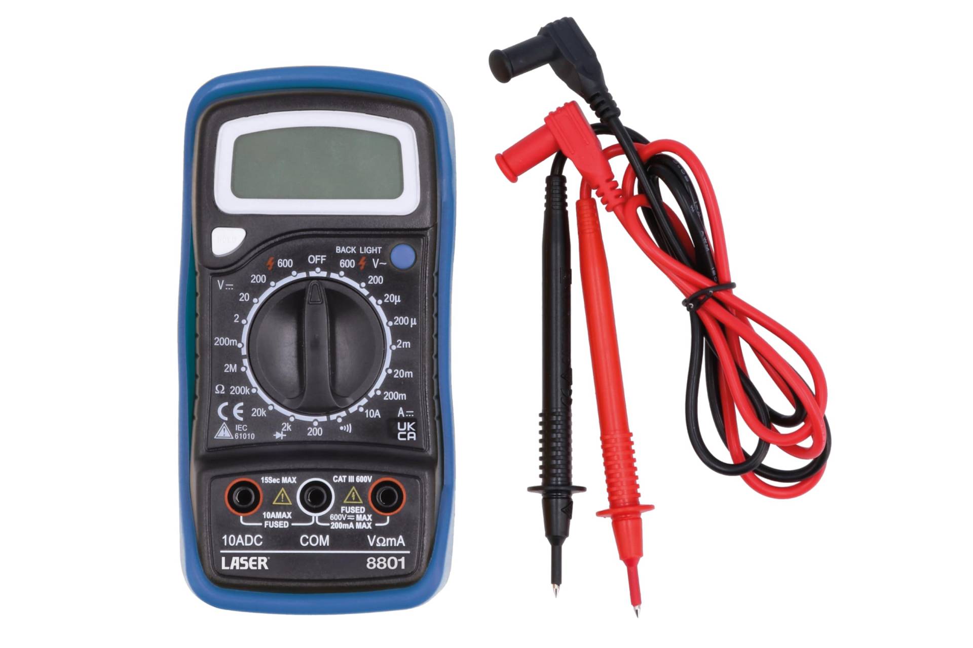 Laser 8801 Digital Multimeter CAT III - 600V von Laser