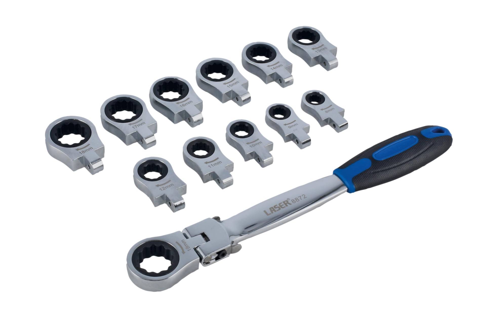 Laser 8872 Multi Head Ratchet Spanner Set von Laser