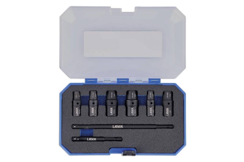 Laser 8905 Double Ended Thin Wall Socket Set 1/4 "D 8pc von Laser