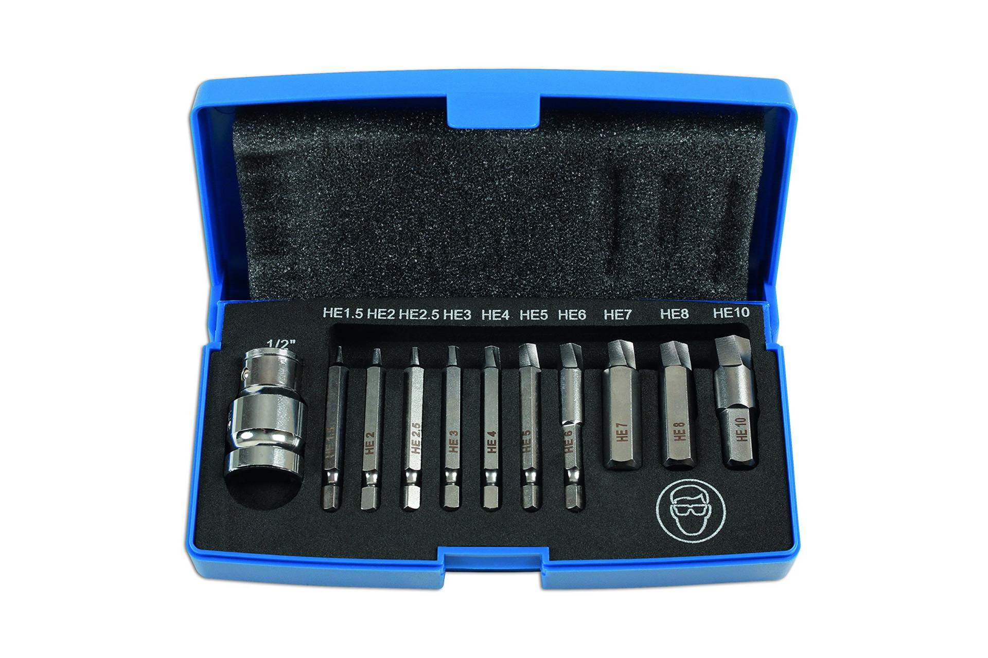 Laser 6845 Damaged Cap Head Bolt/Screw Extractor Set 11pc von Laser