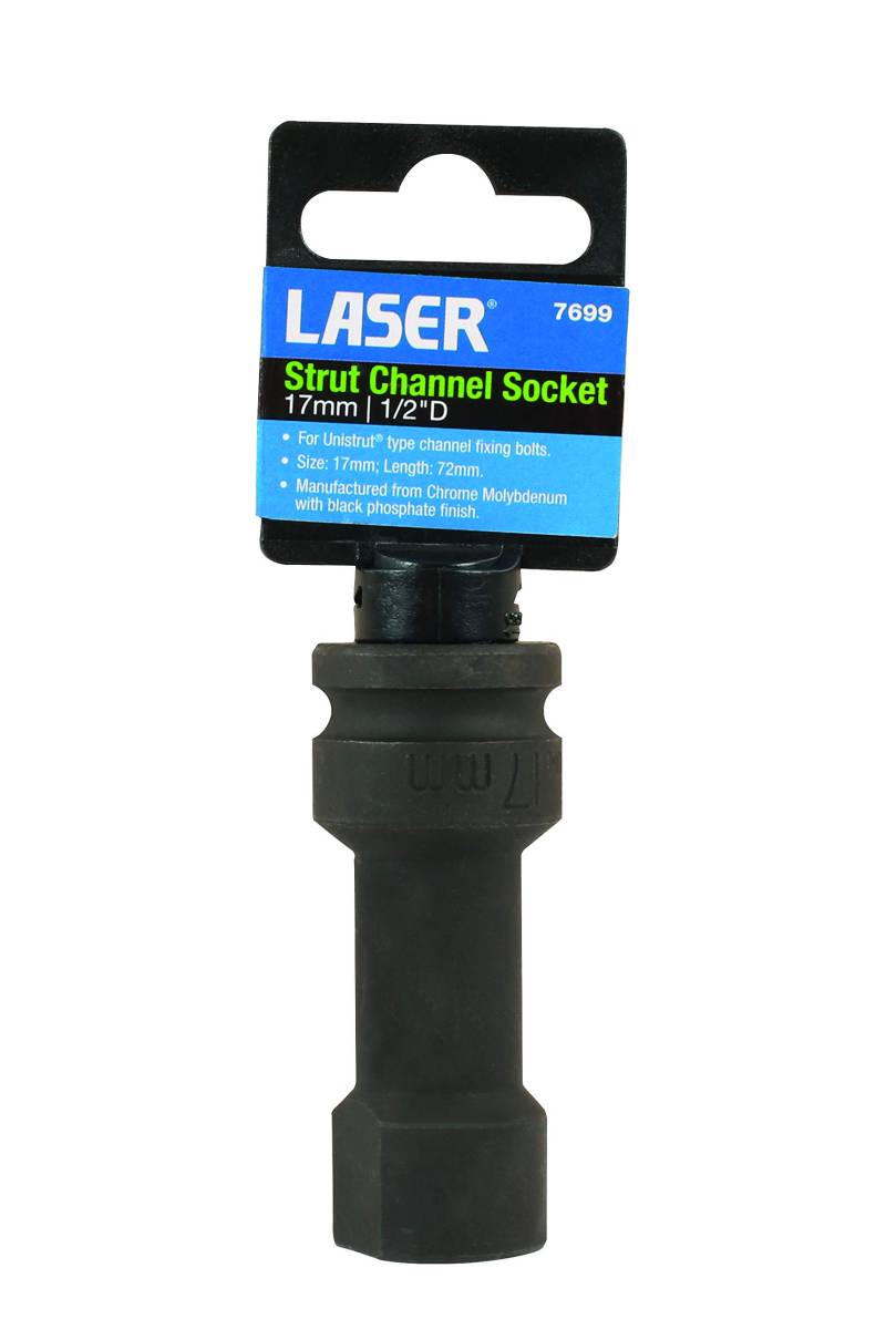 Laser Tools 7699 Deep Socket 17mm 1/2" D for Strut Channel von Laser