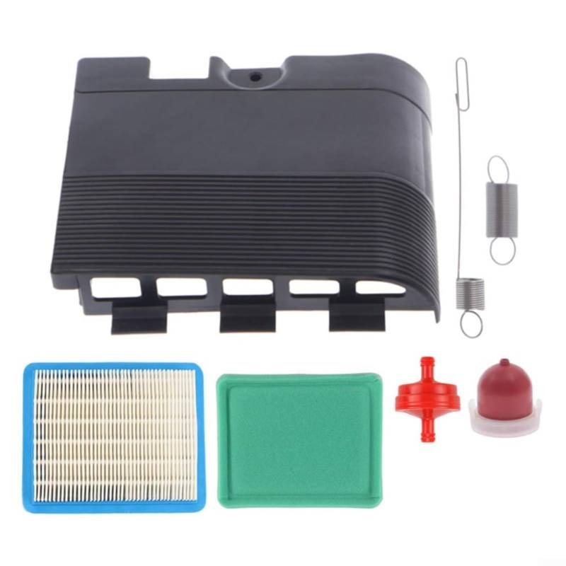 Lastdaytime Luftfilter-Abdeckungs-Kit für 122000 Modellmotoren, Rasenmäher Ersatzteil, Rasenmäher Luftfilter Kraftstofffilter Set von Lastdaytime