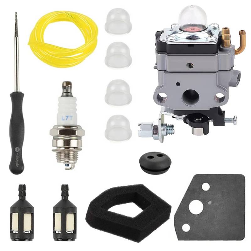 Latuwa Vergaser-Kit für Honda GX22 GX25 GX31 GX35 FG100 MTD MP425 MP426CS Ryobi 650R 825R Yard Man YM141 YM21SS Bolens BL26BC BL26CO BL26SS Troy-Bilt TB26TB TB146EC Wald. bro WYL 115 Trimmer von Latuwa