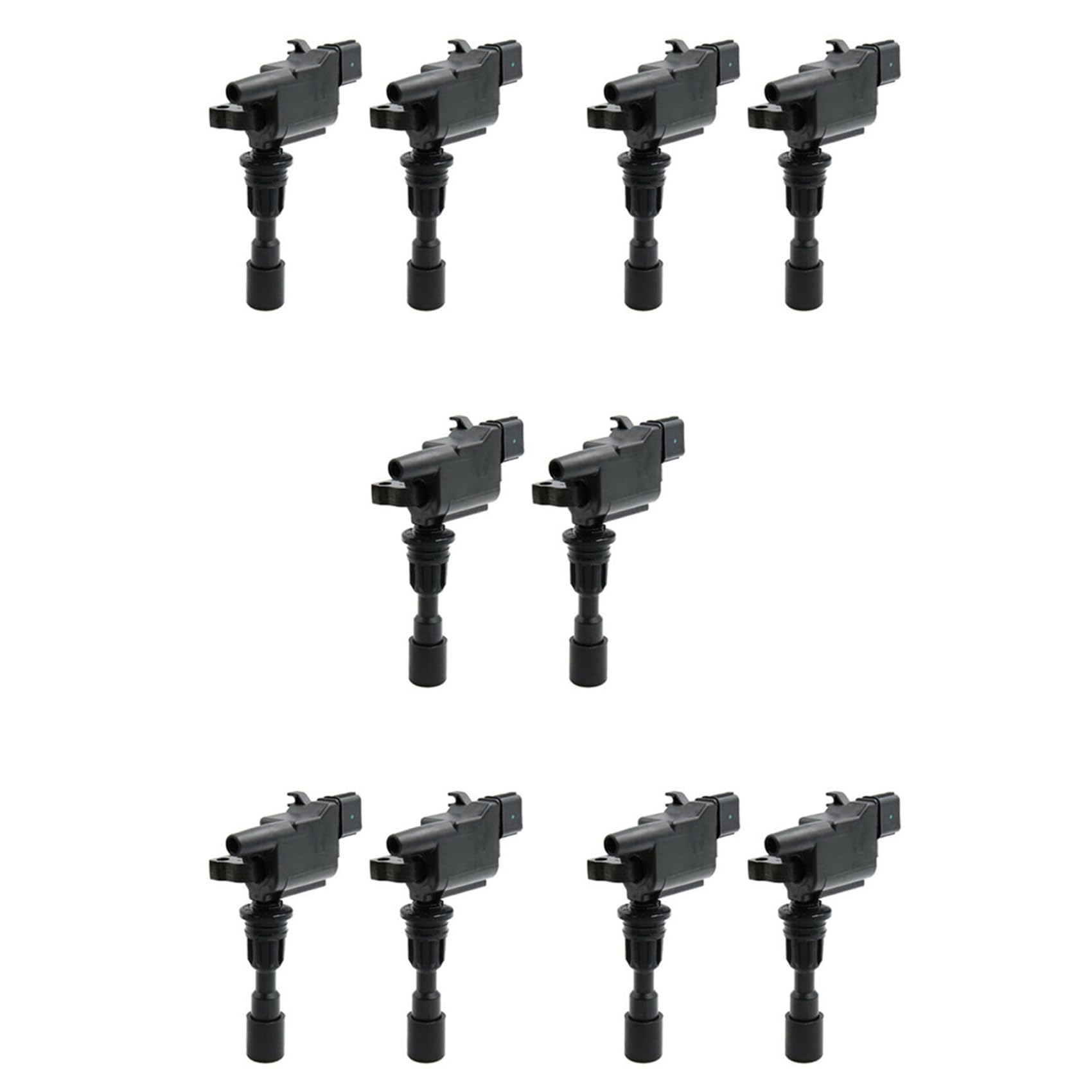 Lbvzxkad 10PCS ZüNdspule für 1998-2004 323F 323S 1.5/1.6L, ZL0118100 ZL01-18-100A von Lbvzxkad