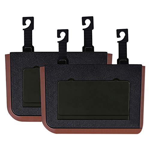 Lbvzxkad 2 StüCk Auto Sitz RüCken Tasche Multifunktionaler RüCken Sitz Organizer MüLleimer Tasche Wasserdicht mit Kleinem Tisch von Lbvzxkad