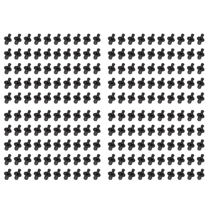 Lbvzxkad 200 Stueck 6mm X 12mm Kunststoff Nieten Auto Clips von Lbvzxkad