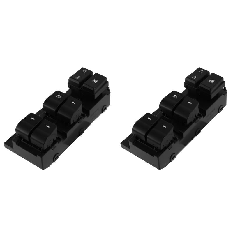 Lbvzxkad 2X Auto Fenster Links Vorne Master Lifter Switch mit "Auto" Switch Button Passend für 2017-2020 93570-F2000 von Lbvzxkad