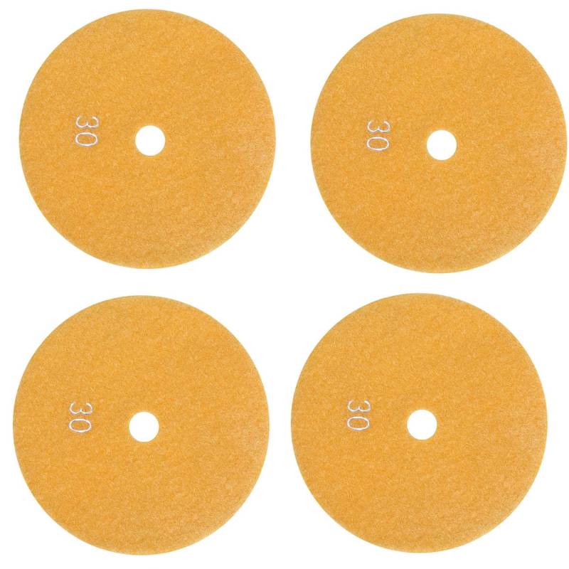 Lbvzxkad 4 Stücke 5 125mm Wet Diamond Polierpads Marmor Körnungen 30 von Lbvzxkad