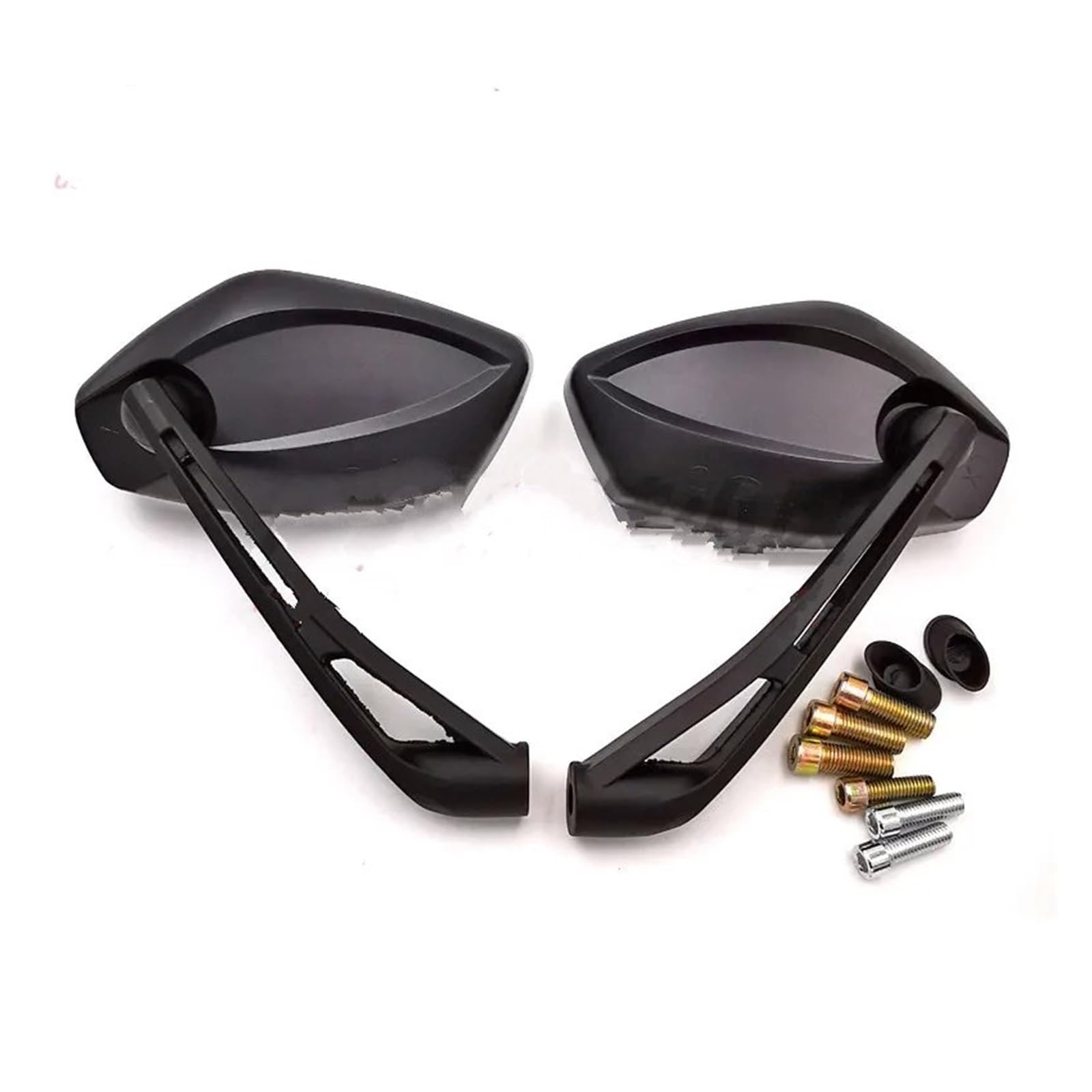 Lenkerspiegel Motorrad Motorrad Modifizierter Universal-Rückspiegel Für Z250/300 Z750 Z800 Z1000 BN600 300 8 Mm 10 Mm Schwarz Motorrad Seitenspiegel von Lciqtsec