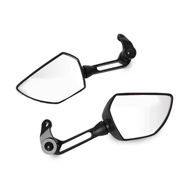 Lenkerspiegel Motorrad Motorrad Zubehör Rückspiegel ABS 8/10MM Universal Spiegel Für R Neun T R1200GS S1000RR F800R R1250GS Für Abenteuer F650GS G310R Motorrad Seitenspiegel von Lciqtsec