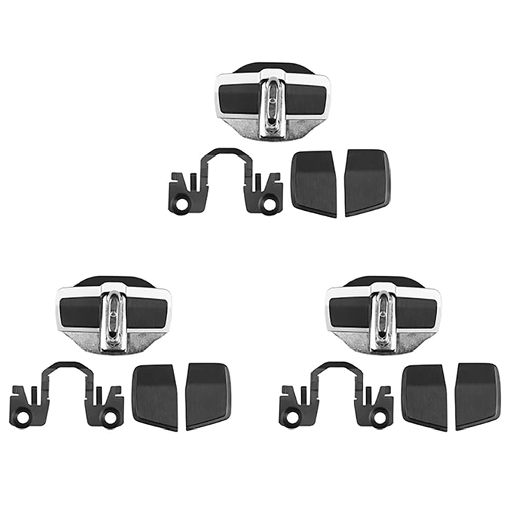 Lckiioy 3 Satz Auto Türschlossschnalle Verbesserte Stabilisatorabdeckung Verriegelungen Stopper für -Serie Beseitigen Sie Ungewöhnlichen Raum von Lckiioy