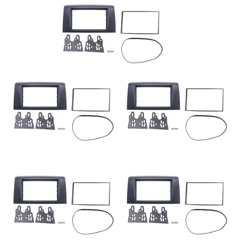 Lckiioy 5X für Swift 2005-2010 2 Din Audio Panel DVD Navigations Panel Rahmen Auto Blenden Stereo Radio Panel von Lckiioy