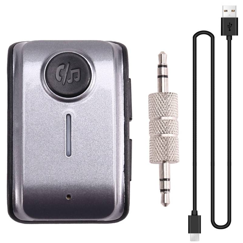 Lckiioy Drahtloser Bluetooth 5,3-V-Autoempfänger Auto AUX 3,5-Mm-Bluetooth-Adapter Lautsprecher Audio Auto-Multimediaplayer von Lckiioy