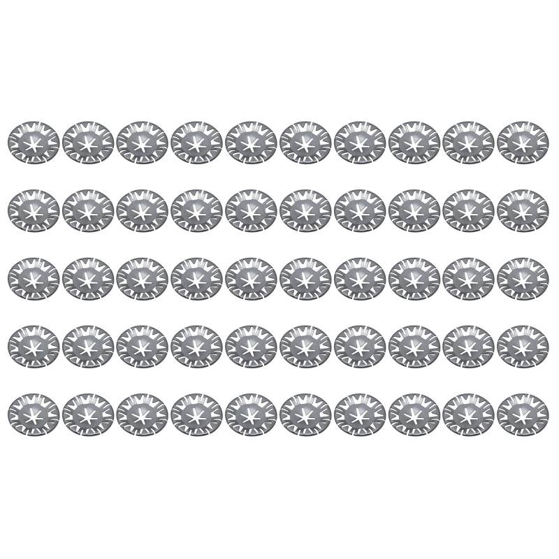 Ldabrye 20/50 Stück Metall Hitzeschild Clips Unterlegscheiben Auspuff Hitzeschild Clips Unterboden Hitzeschild N90796501 Autozubehör von Ldabrye