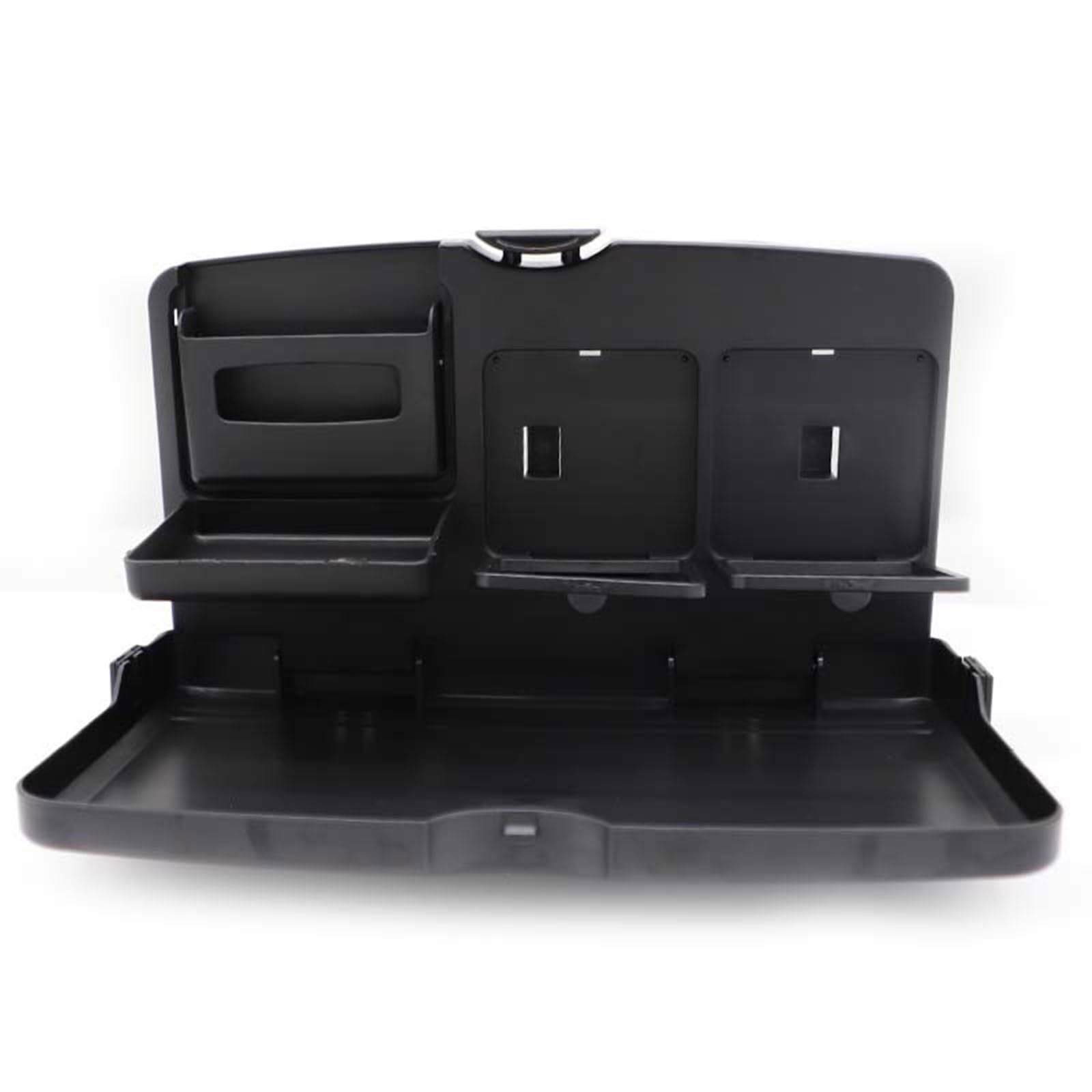 Ldabrye Auto Rücksitz Rückenlehne Faltbares Tischtablett 33 cm Auto Rücksitz Tablett Getränkehalter Telefonhalter von Ldabrye