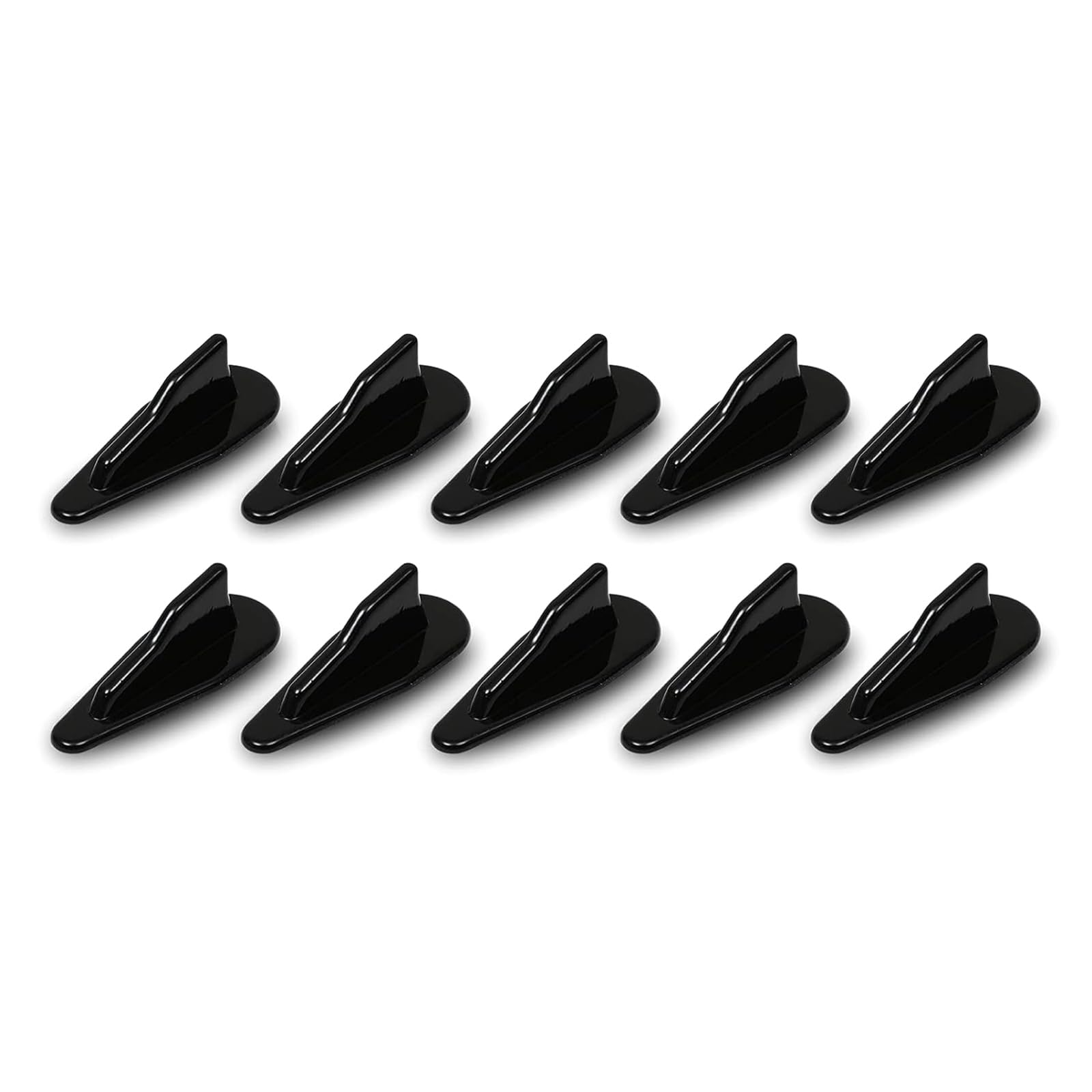 Ldabrye Verbesserter Fischflossen Spoiler 10pcs Schwarz Color Car Dach Fischflossen Spoiler Flügel Set Wirbelgeneratoren Für Fahrzeug von Ldabrye