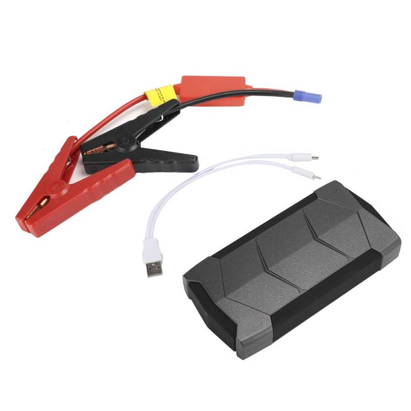 12000mAh Multi -funktionaler Auto -Sprung Starter 12V Ladegerät Batterieleistung Batterie Batterie Schwarzes Kompakt -Design tragbares Notstromversorgung für Fahrzeuge Abs von Ldafava