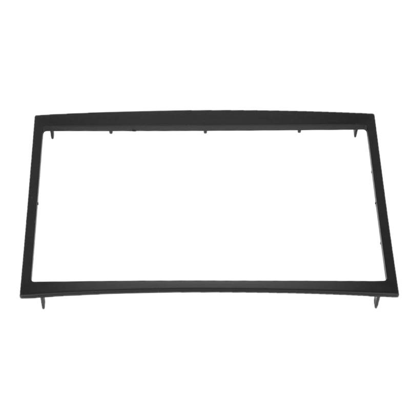 2 DIN-Auto-Armaturenbrett-Installations-Trim-Kit-Rahmen Universal Modifikation 178x102mm Funkhalternavigation Geändertes Rahmen Rahmen Dash Mount Panel Black hochfestes Kunststoff von Ldafava