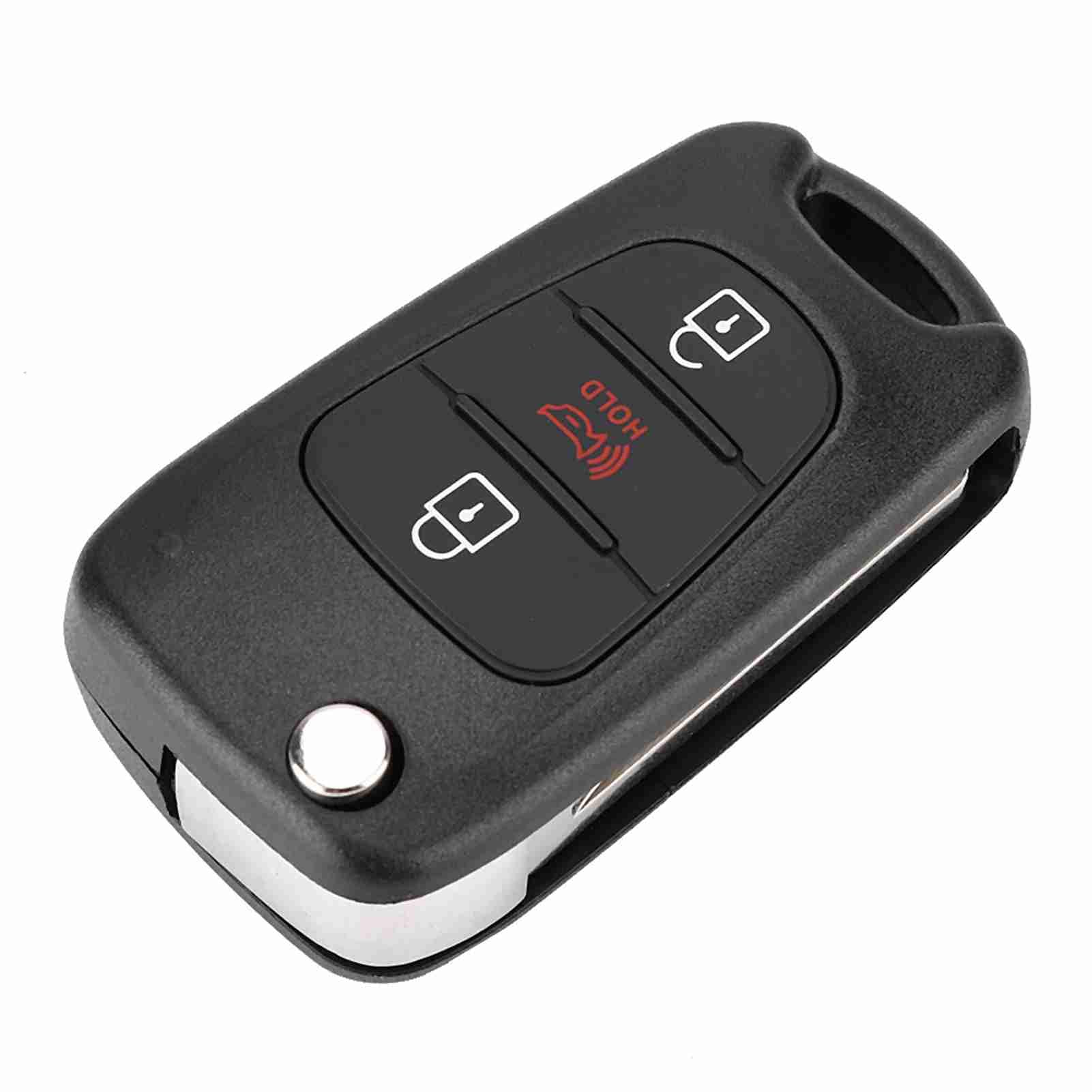 3 Button Car Remote Flip Key Protective Cover Shell für Soul 2012 2013 bequemer Smart Key Protection von Ldafava