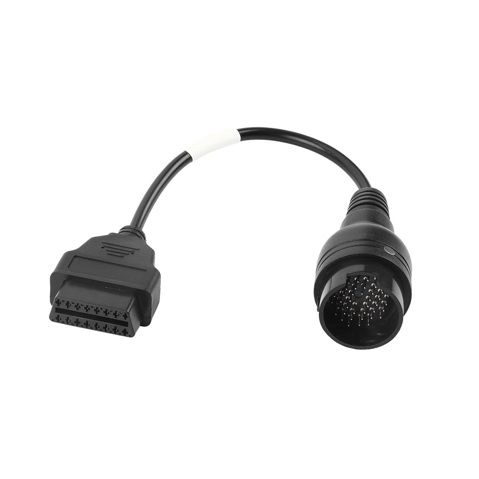 38 Pin bis 16 Pin OBD2 Adapter -Anschluss Diagnosekabel für LKW hochwertige professionelle Herstellung Stall und geeignet für Schwarze 30 cm von Ldafava