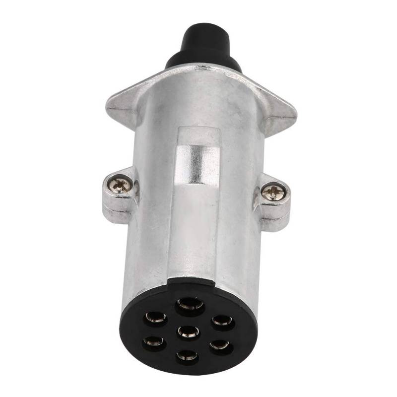 7 Pin -Anhänger -Stecker -Adapter Hochwertige Messingstifte Aluminium Gehäuse Häuser -Anhänger Lichter für Anhänger -LKW -Karawane von Ldafava