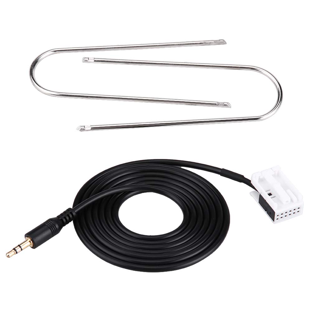 Auto Audio -Aux -Kabel mit Radioentfernungswerkzeugen Hochgeschwindigkeitsdatenübertragung Einfache Installation für 307 308 407 C2 C5 RD4 von Ldafava