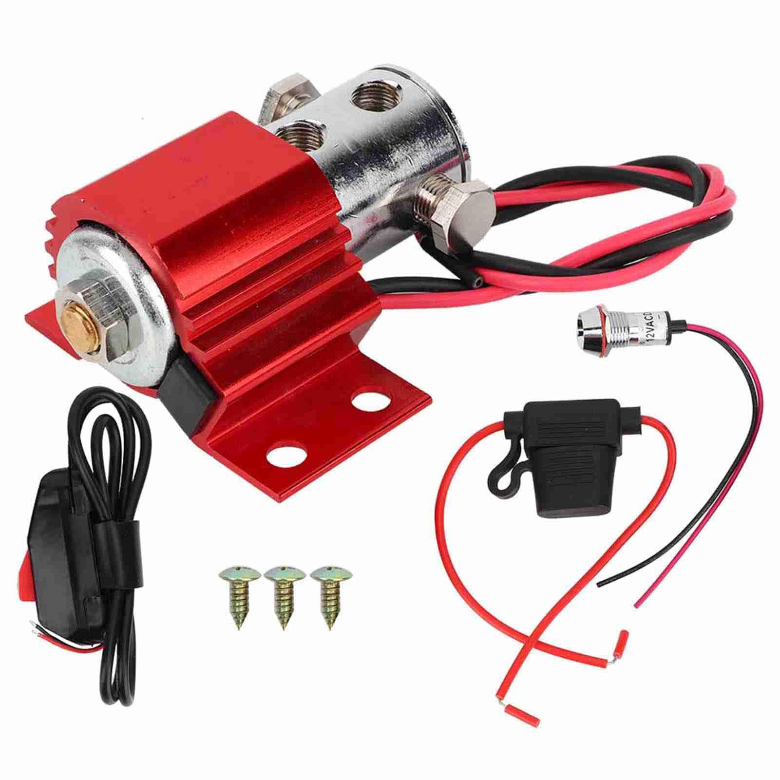 Edelstahlbremslinie Lock Electric Kit Hill Halter rot für 12 16 Volt Systeme von Ldafava