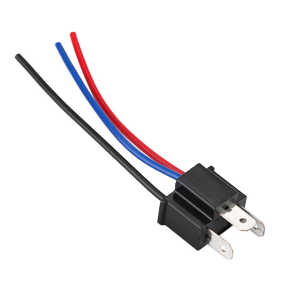 H4 männlicher Kopfverlängerungsstecker Stecker Steckdose Kabelbaum Schwere für Auto, PVC -Kunststoff von Ldafava