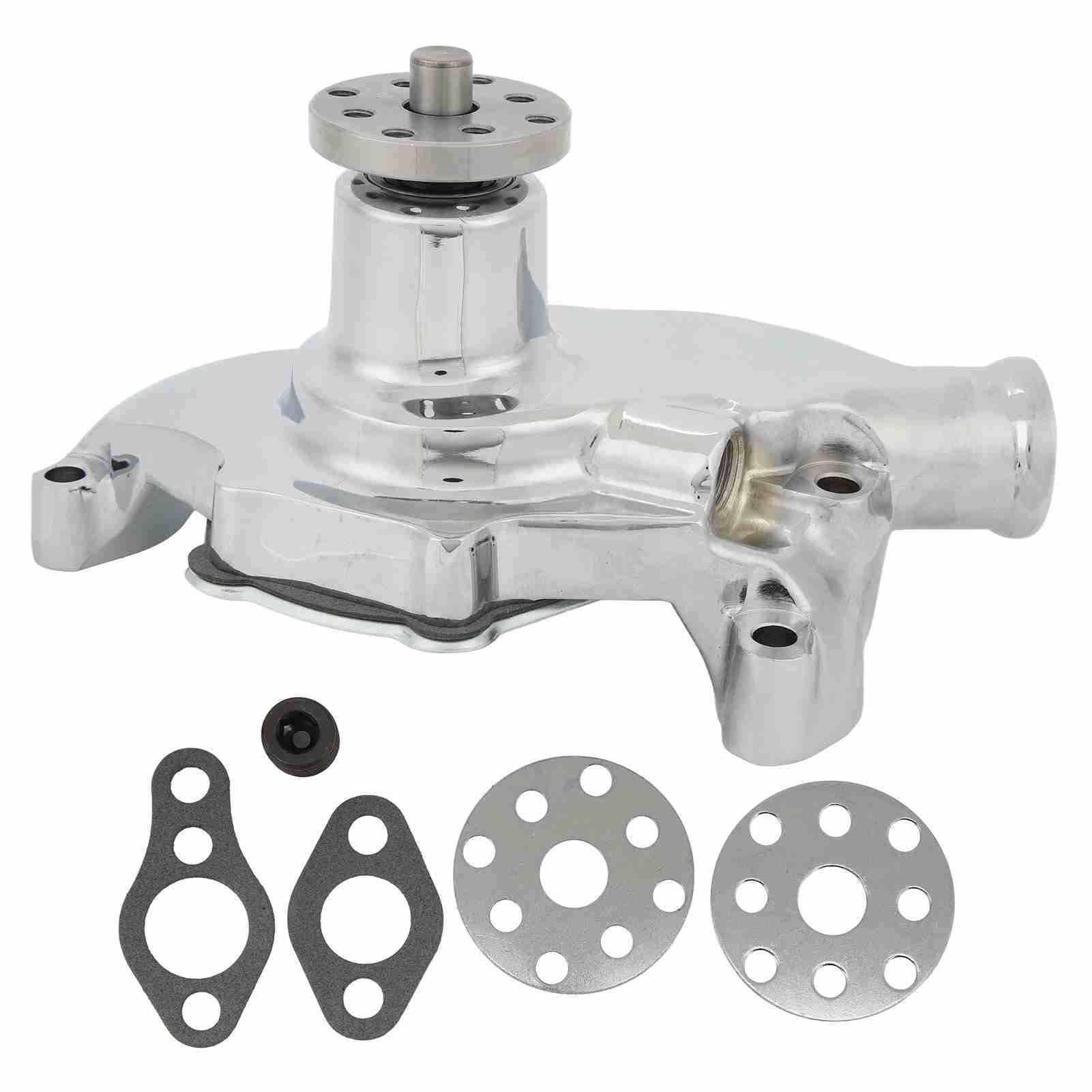 Hochvolumen Kurzwasserpumpe Kit Aluminium SBC V8 283 350 1955 1985 (Elektroplierend) von Ldafava