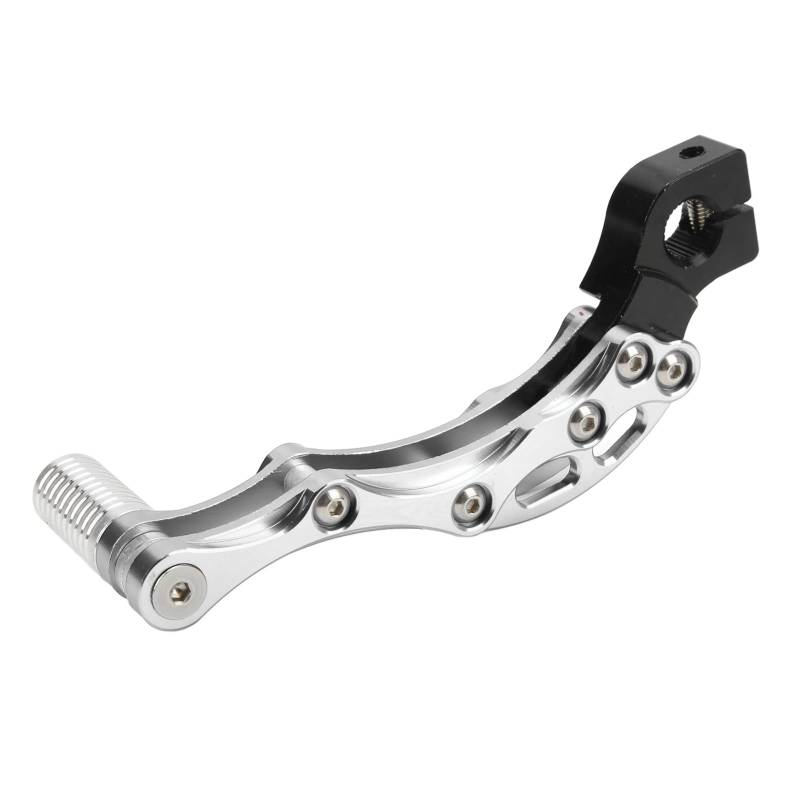 Kickstarterhebel aus Aluminiumlegierung, hochfestes Universalpedal für Motorräder und Roller, direkter Ersatz mit blauem Finish (Silber) von Ldafava