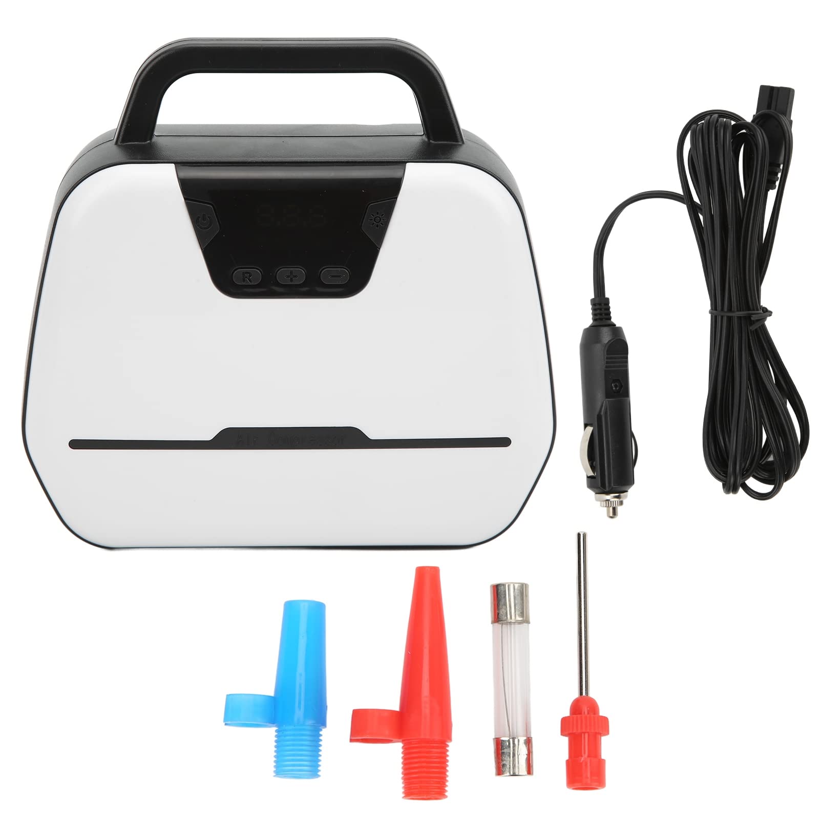 Ldafava 12 -V -Digitalluft -Kompressor Elektrische Pumpe tragbarer Reifen -Inflator -LED -Notlicht für Auto -SUV -Motorradkugel Ldafava 12 -V -Digitalluft -Kompressor Elektrische Pumpe tragbarer Reifen -Inflator -LED -Notlicht für Auto -SUV -Motorradkugel von Ldafava