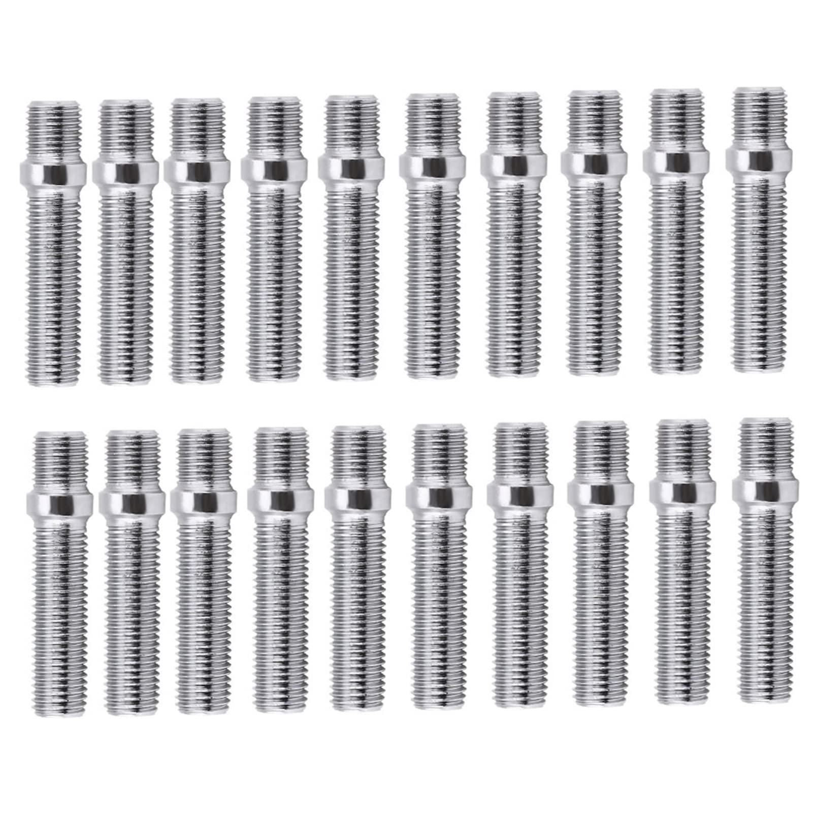 Ldafava Erweiterte Radstift 20pcs 50 mm Umwandlung 12x1.5 bis 12x1.5 Schraubenadapter für 3 8 Serien 1998 2008 2008 von Ldafava