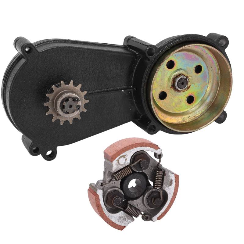 Ldafava Kupplungs -Drum Bell -Gehäuse Getriebe mit Kupplung 14T Hochfestigkeit Metalllegierung Keramik für 47 49 Mini Pocket Quad Dirt Bike ATV von Ldafava