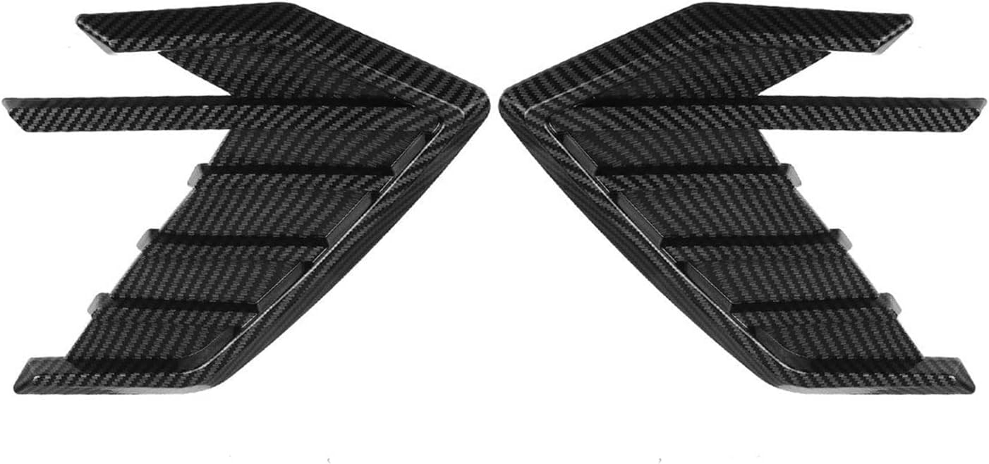 Frontlippe Spoiler Frontstoßstangen Lippenkörper Autoteile für Infiniti Q50 Q60 Q70 G25 G37.Autoantikollisionsschutz,A-Carbon Fiber Look von LeLEEEE