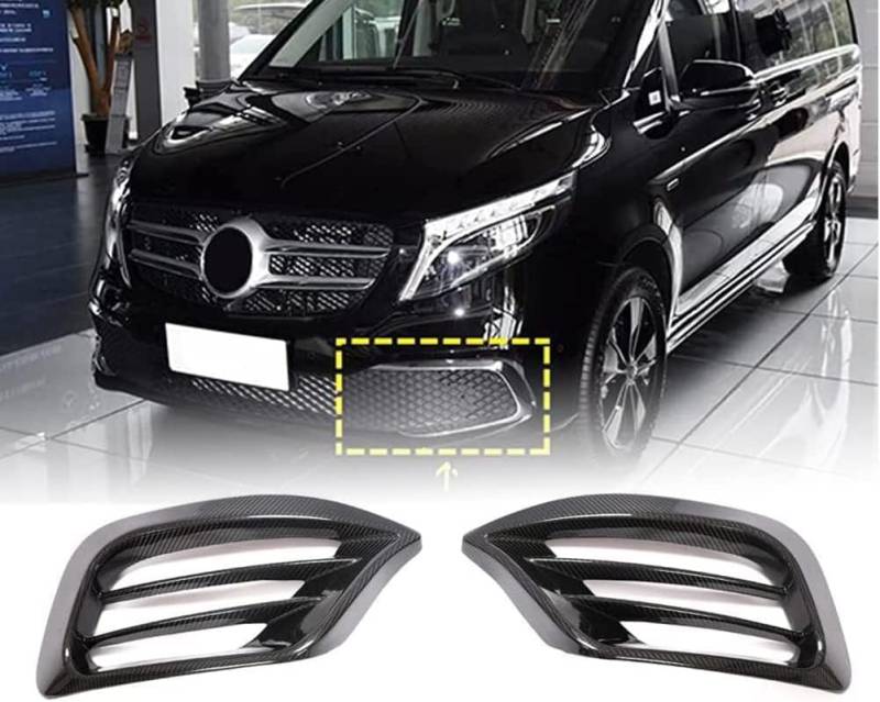 Frontlippe Spoiler Frontstoßstangen Lippenkörper Autoteile für Mercedes Benz V Class W447 V250 MPV 4-Door 2020-2023.Autoantikollisionsschutz von LeLEEEE